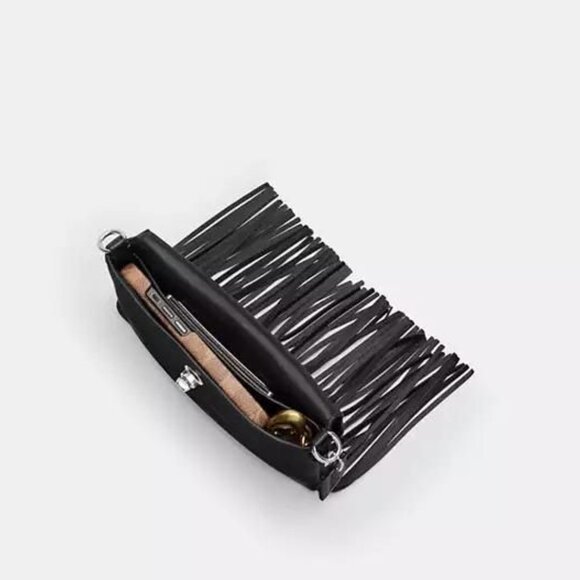 NWT Coach 1964 Fringe Bag Black - Picture 4 of 12